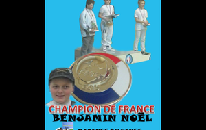 Championnat France Vittel     BENJAMIN CHAMPION DE FRANCE 